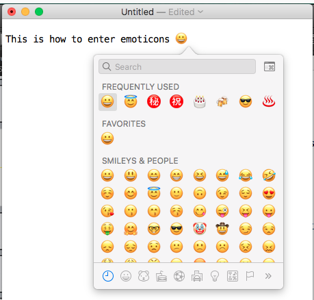 How To Type Emojis On A Mac Typed Emojis Emoji How To Type Images